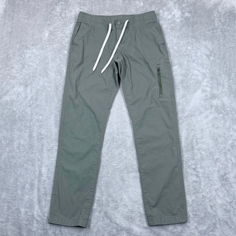 Vuori Ripstop Pant Womens Small Sage Green Organic Cotton Utility Hiking VW401